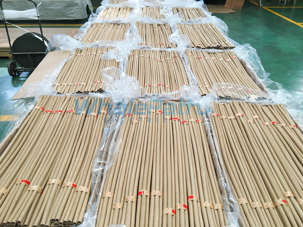 Crepe paper tubes